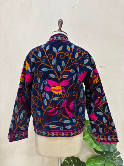 Heritage Bloom Embroidered Jacket