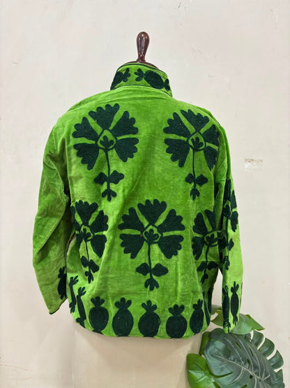 Emerald Heritage Embroidered Jacket