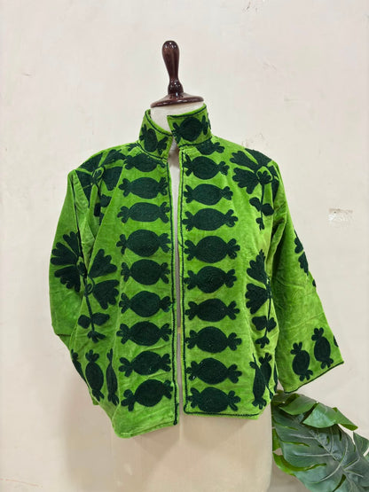 Emerald Heritage Embroidered Jacket