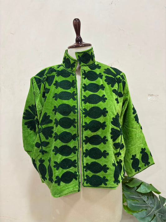 Emerald Heritage Embroidered Jacket