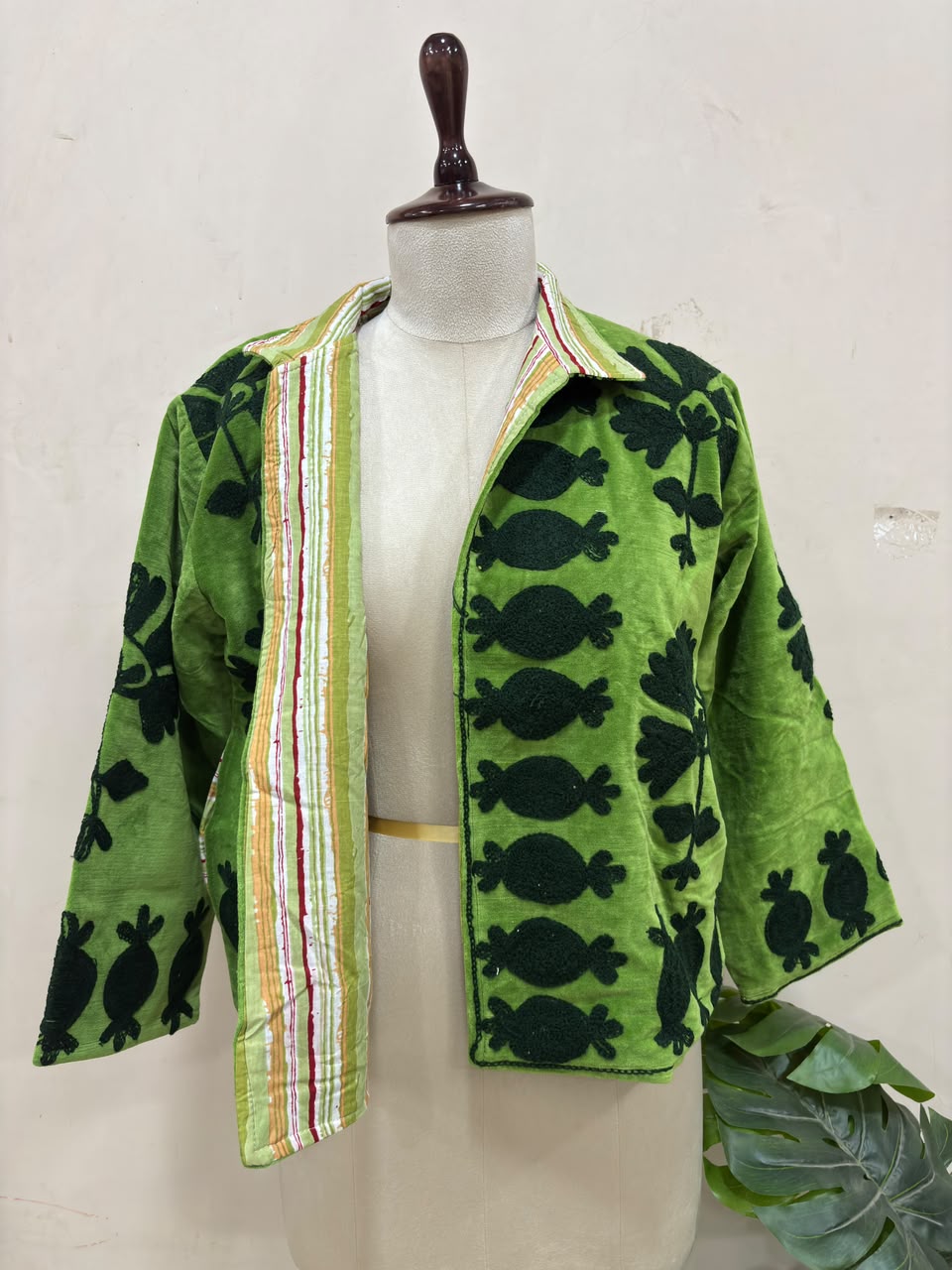 Emerald Heritage Embroidered Jacket