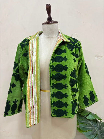 Emerald Heritage Embroidered Jacket