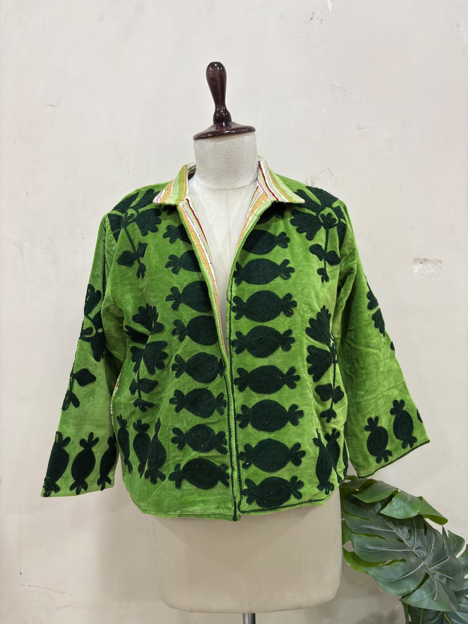 Emerald Heritage Embroidered Jacket