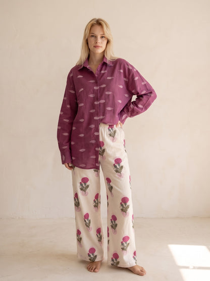 Berry Bloom Cotton Co-ord Set