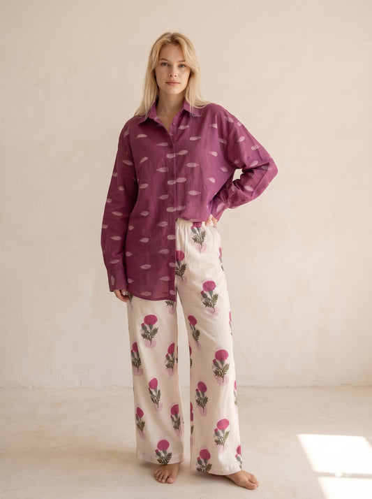 Berry Bloom Cotton Co-ord Set