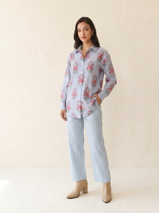 Rosé Bloom Cotton Co-ord Set