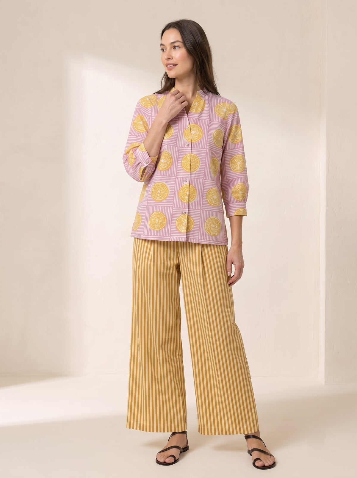 Lemonade Bloom Cotton Co-ord Set
