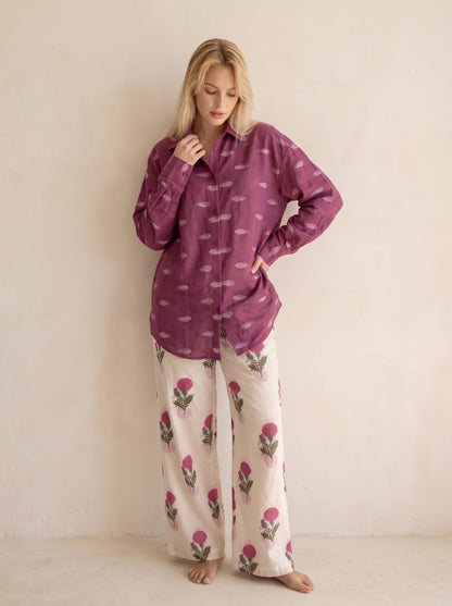 Berry Bloom Cotton Co-ord Set