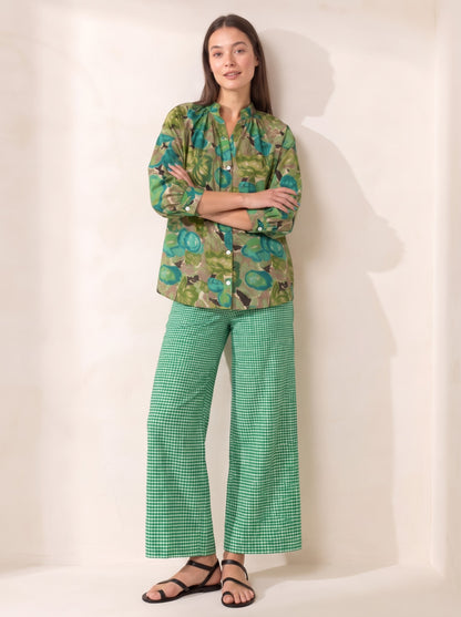 Emerald Tropic Cotton Co-ord Set