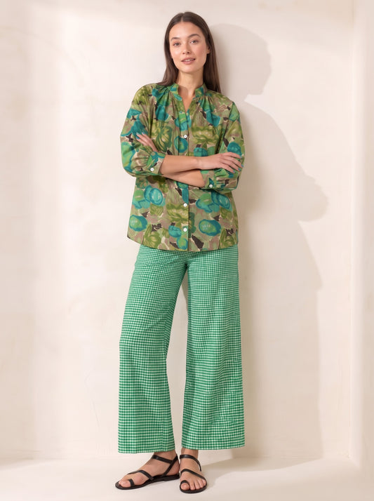 Emerald Tropic Cotton Co-ord Set