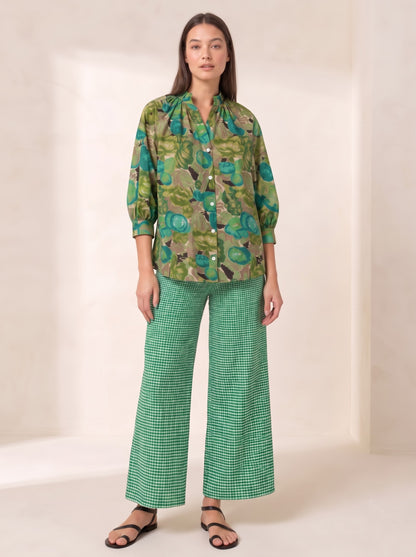 Emerald Tropic Cotton Co-ord Set